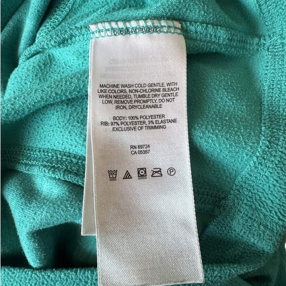 Columbia Quarter 1/4 Zip Fleece Pullover Turquoise Mock Neck Gorpcore Small - Picture 6 of 6